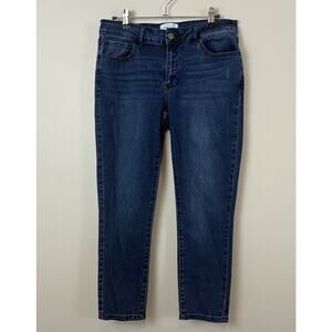 Prosperity Made In Blue Women’s Jeans Sz 29 Dark Wash Stretch Straight Leg Mid